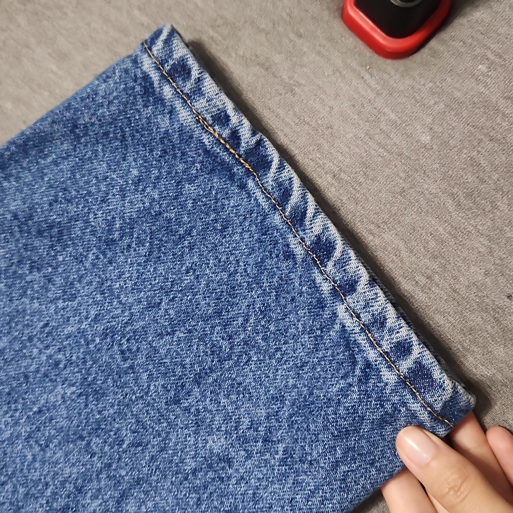RARE!! Vintage Lee Riders High Rise Relaxed Baggy Taper Leg Blue Denim Mom Jeans - Picture 11 of 12